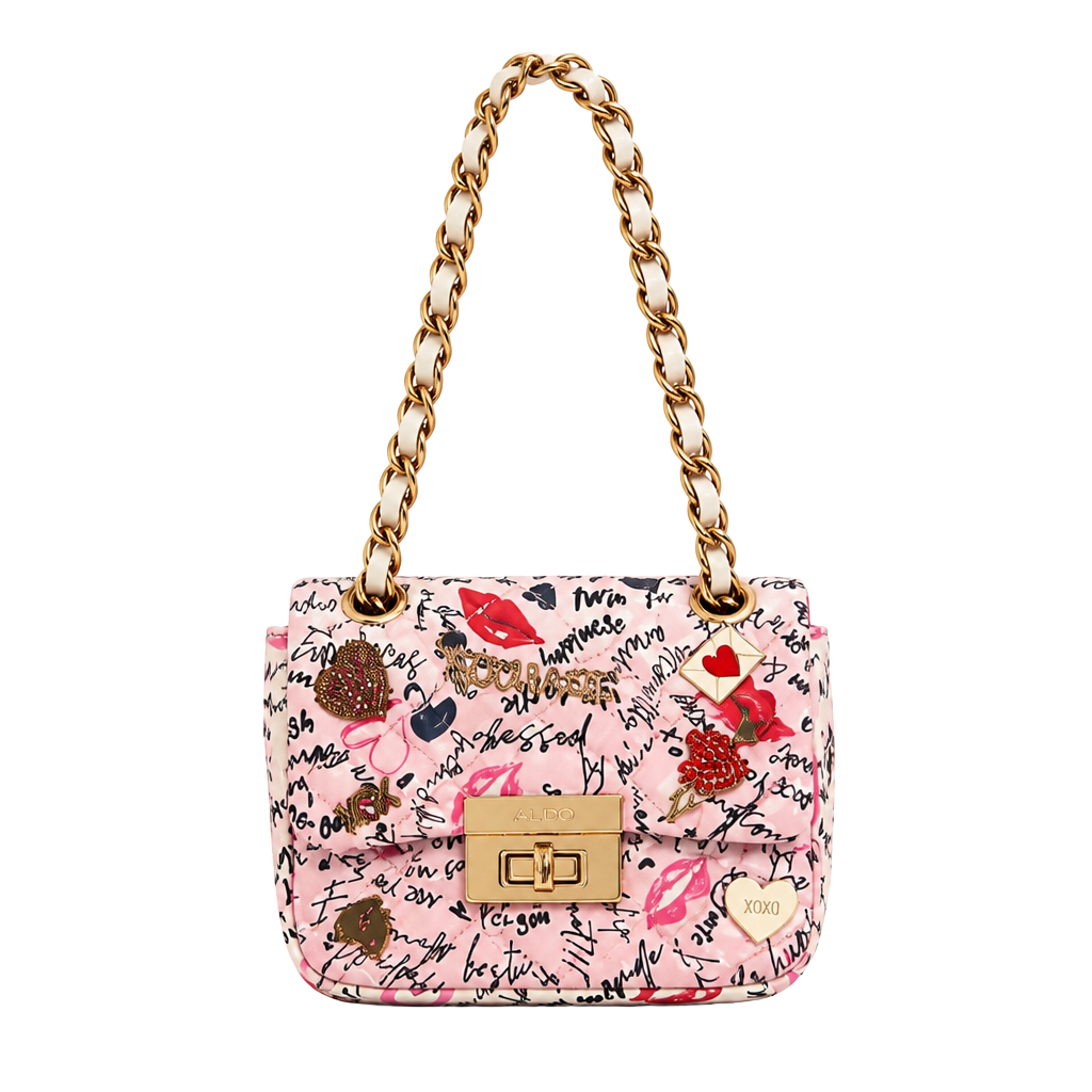 ALDO “I’m Not YourSoulmate.” Lovenote 💓 Quilted Crossbody purse 1