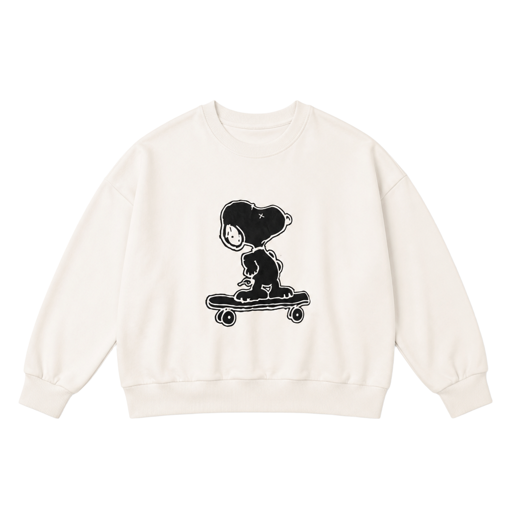 Uniqlo x Kaws x Peanuts Snoopy Sweatshirt Size L White 1