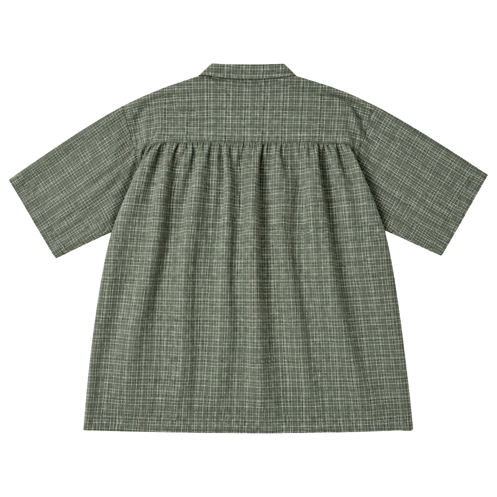 Columbia Short Sleeve Button Up Shirt Gray Plaid 1