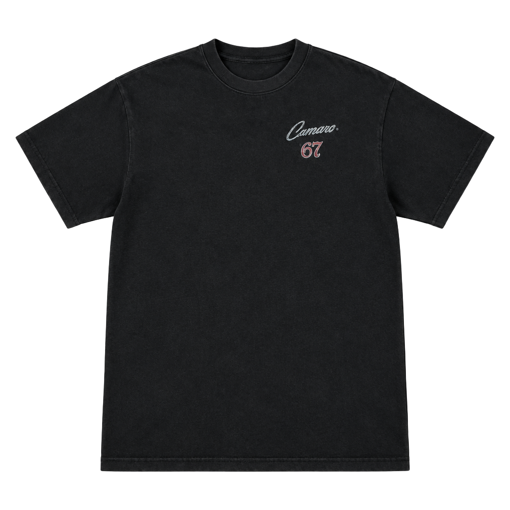 Chevrolet 1967 Camaro Legendary Muscle Car T-Shirt Black Graphic
Size M-L 1