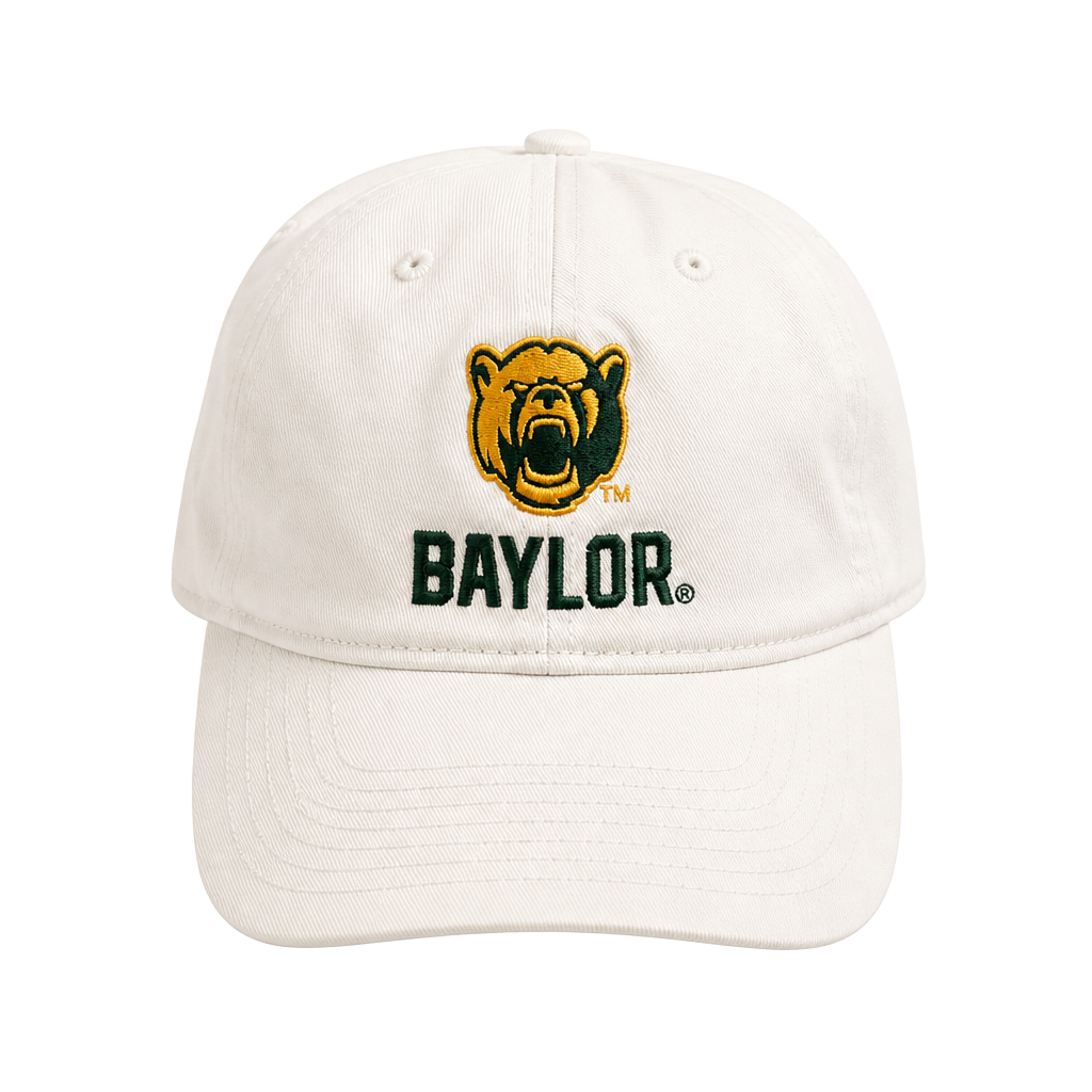 New Era Baylor University Bears 9TWENTY White Adjustable Hat 1