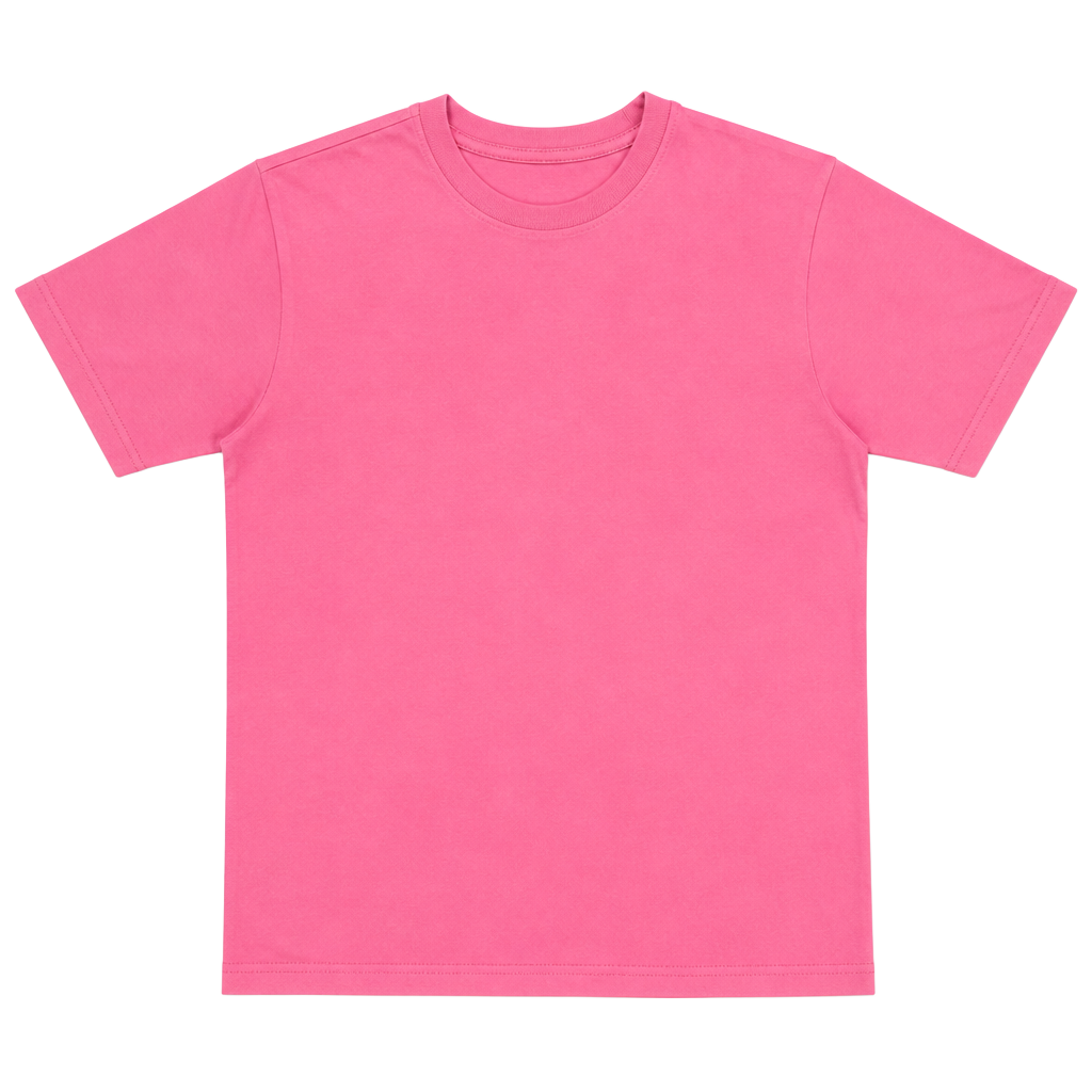 ComfortWash Pink Short Sleeve Ring Spun Cotton T-Shirt Size S 1