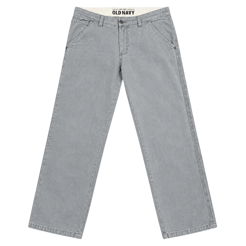 Old Navy Straight Pants Gray 1