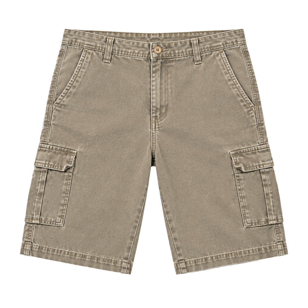 American Eagle Outfitters Cargo Shorts Size 36 Brown Cotton 1