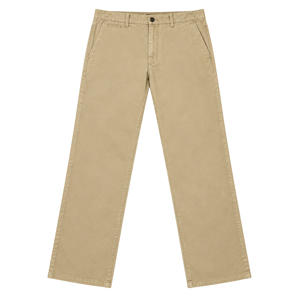 Old Navy The Broken-In Khaki Straight Fit 34x30 Tan Chinos 1