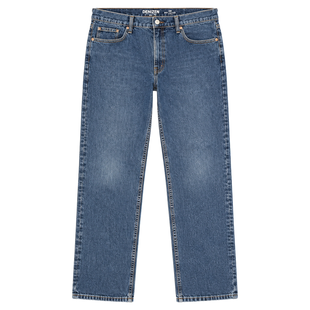 Denizen Levi's 285 Relaxed Fit Jeans 42x30 Blue Straight Leg 1