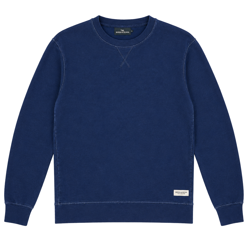 Rodd & Gunn Crewneck Sweatshirt Blue S 1