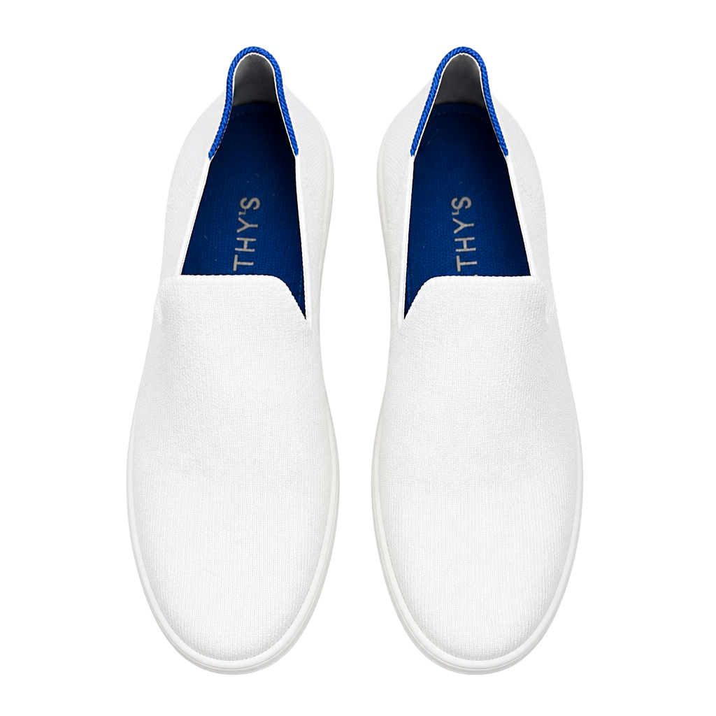 New Rothy's Loafers Size 9.5 White Slip On Shoes 1