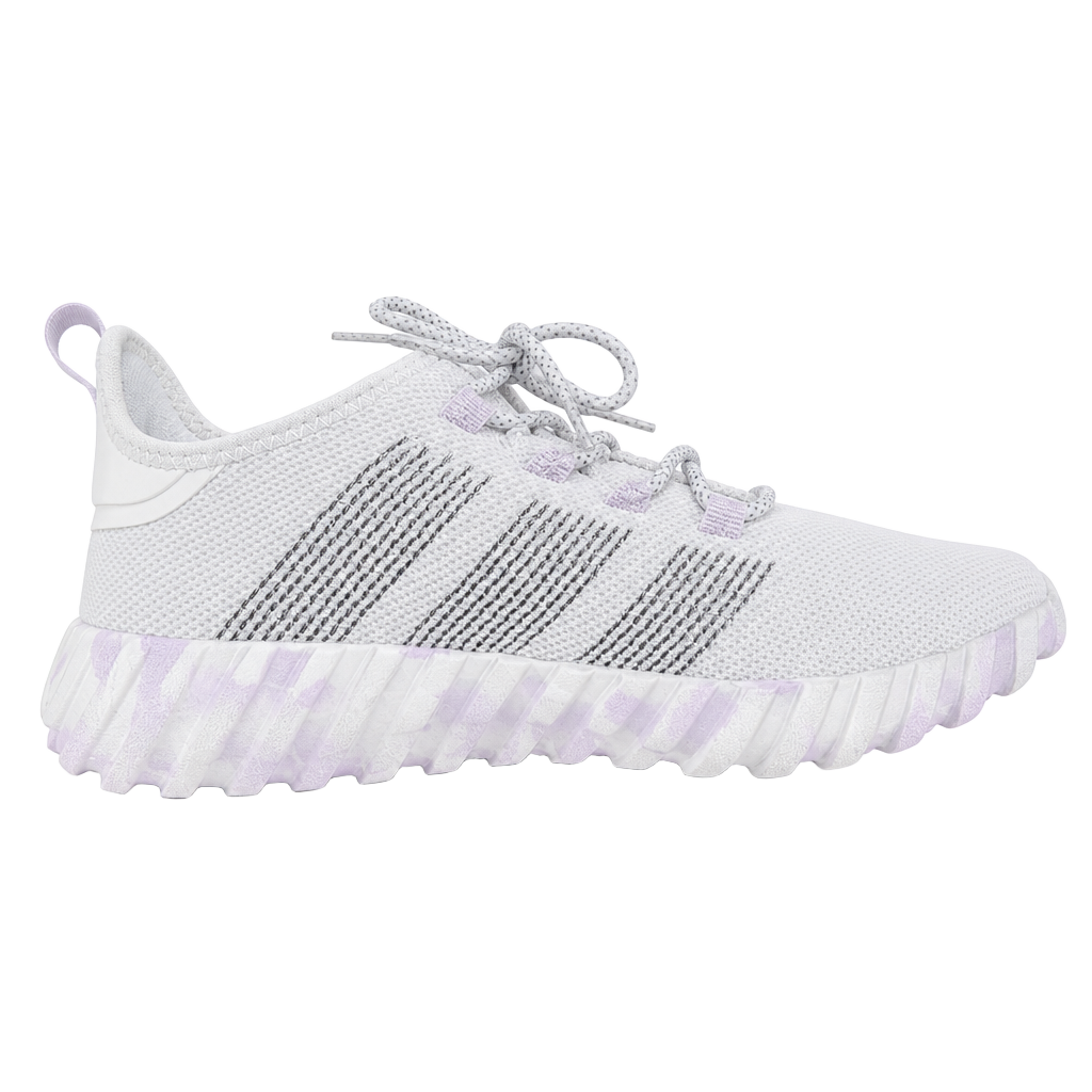 Adidas Kaptir Flow K Sneakers White Purple Size 4.5 1