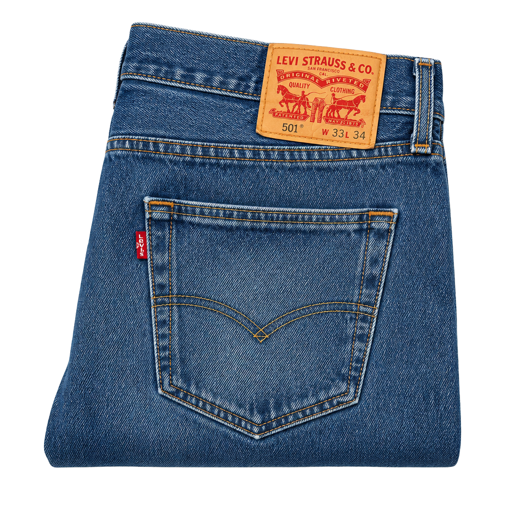 Levi's 501 Original Fit Straight Leg Jeans W33 L34 1