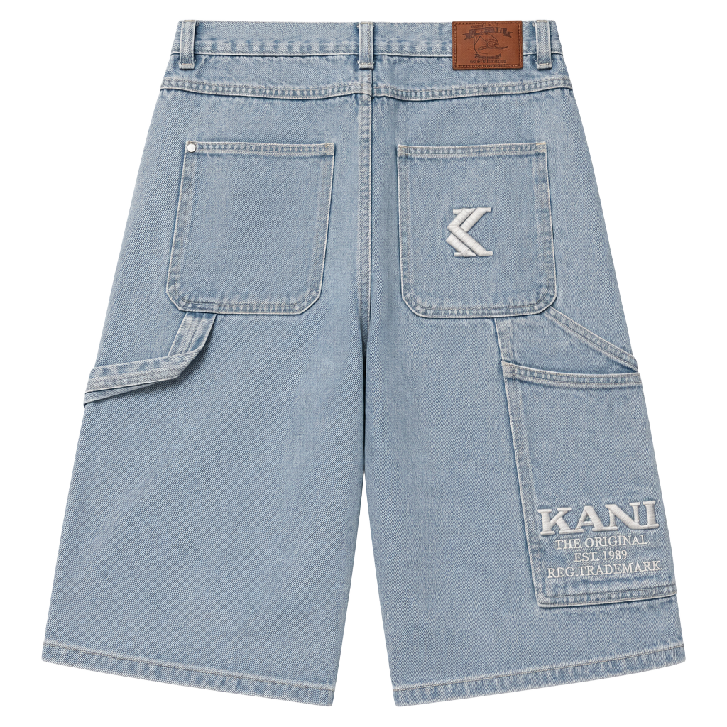 Karl Kani Carpenter Jeans Size S Light Wash Denim Baggy Workwear 1