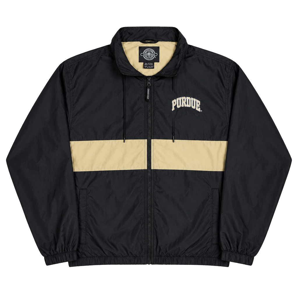 Rare vintage 1990s Purdue Boilermakers Jacket Size XL Black and gold 1