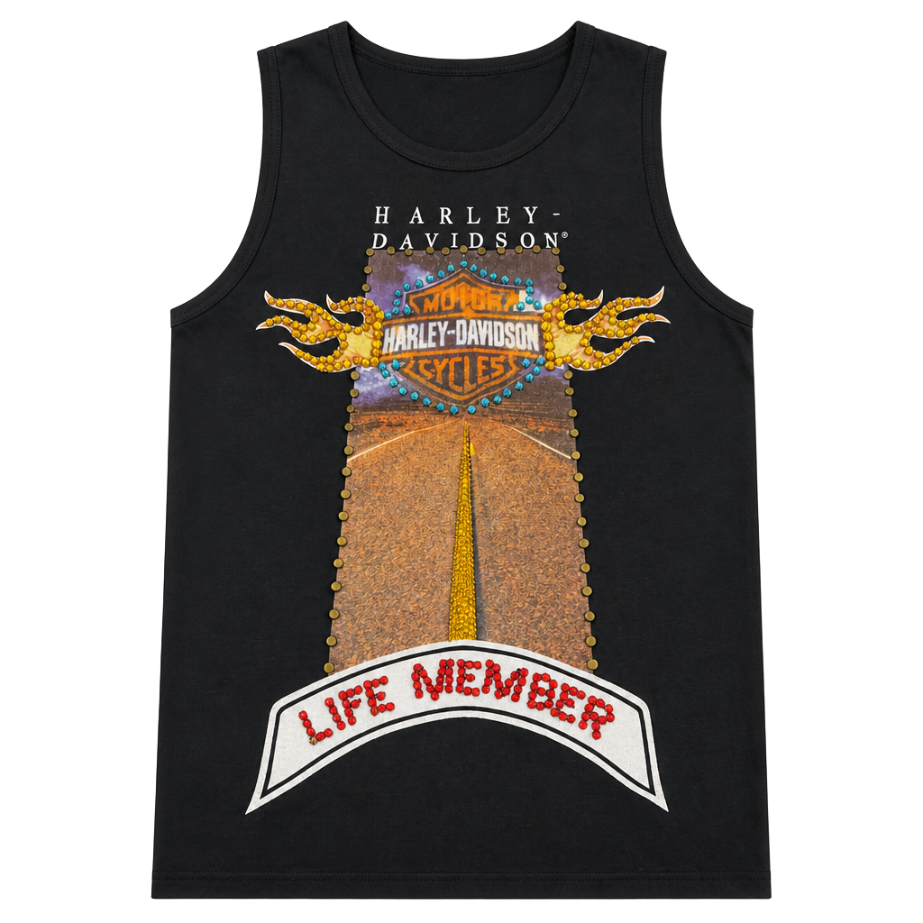 Harley-Davidson Life Member Embellished Tank Top 1