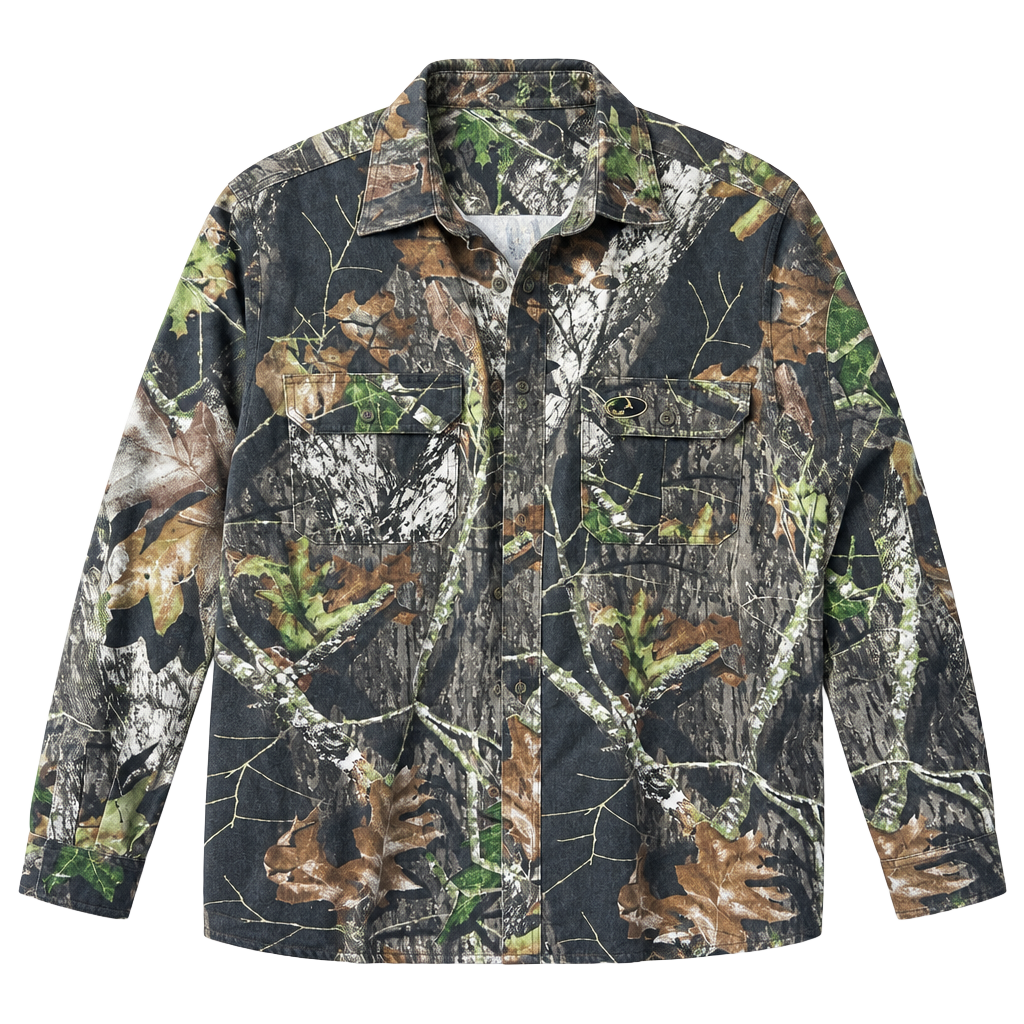 Mossy Oak Apparel Explorer L/S Shirt Size XL Camo Long Sleeve 1