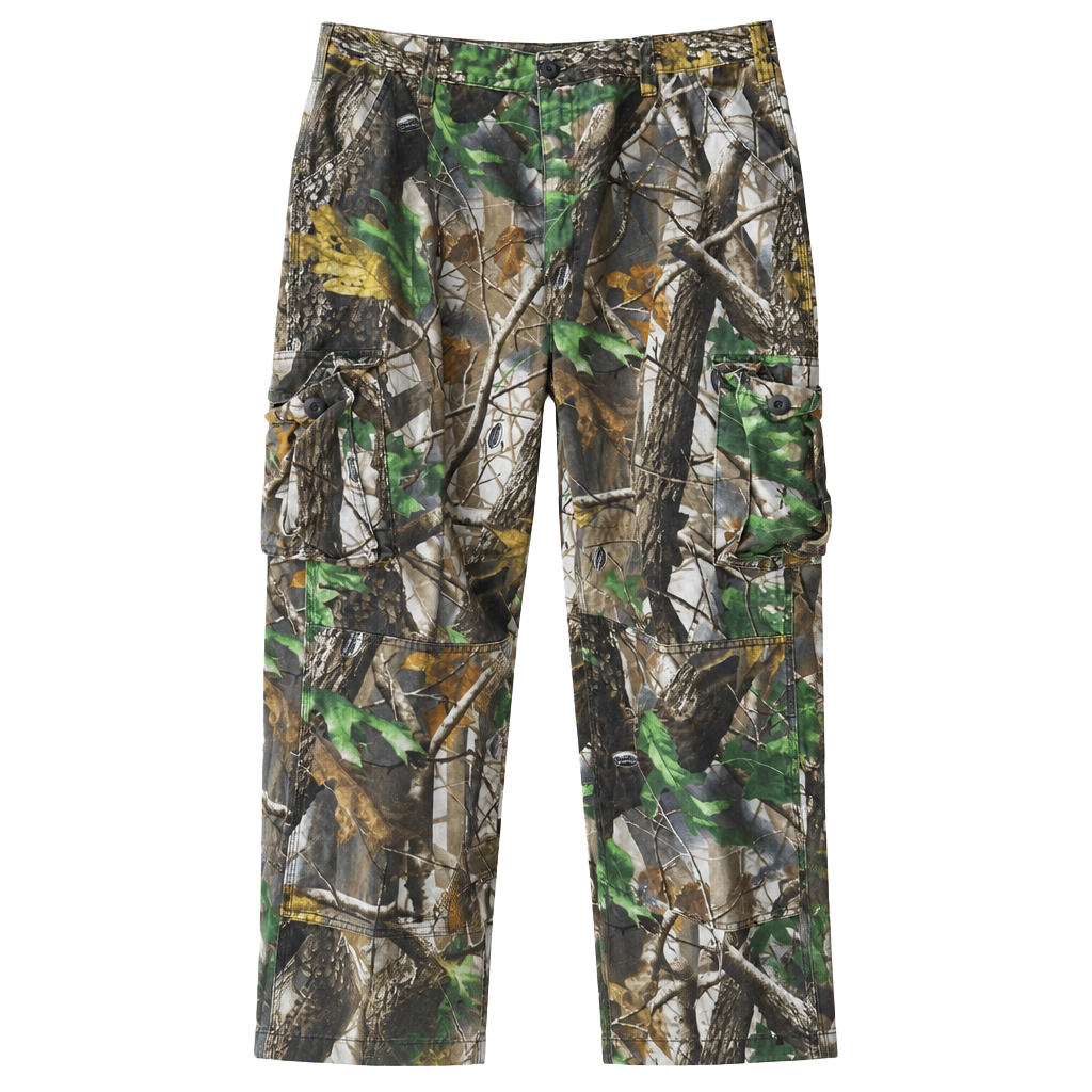 Realtree Hardwoods Cargo Pants Size Large Regular Camo Cotton 1