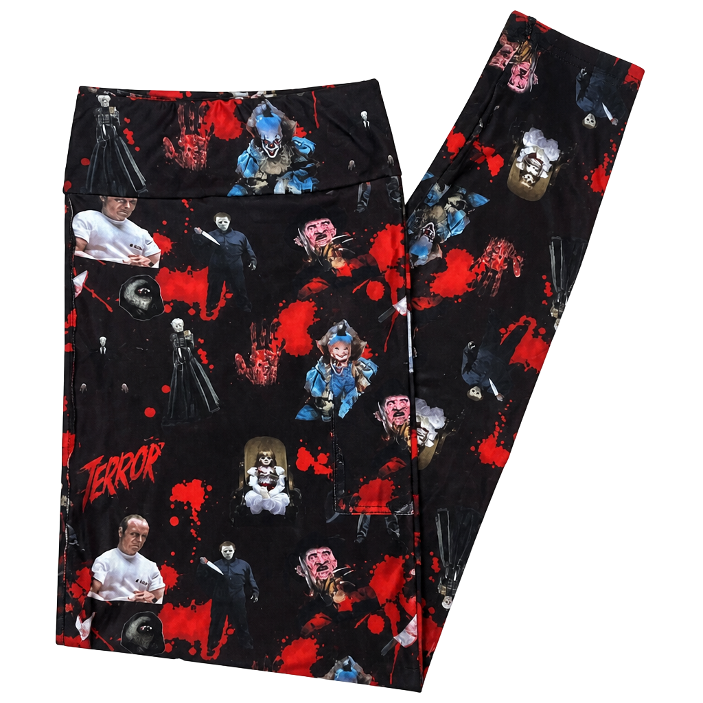 Horror Movie Character All-Over Print Terror Leggings 1