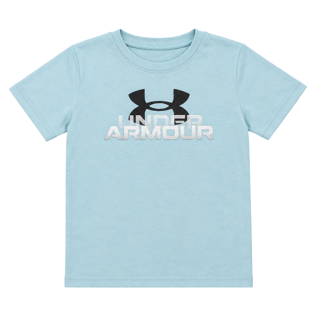 Under Armour Graphic T-Shirt Size 5 Light Blue 1