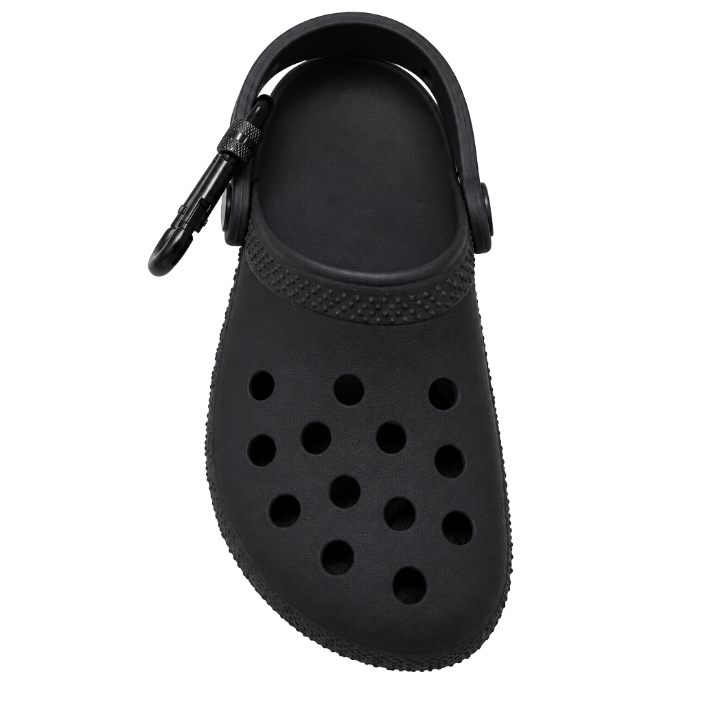 Crocs Classic Clog Pouch Bag Charm Black 1