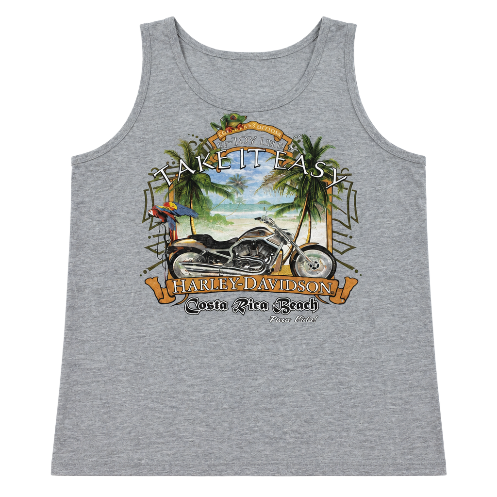 Harley-Davidson Costa Rica Women’s Tank Top Size XXL Gray 1