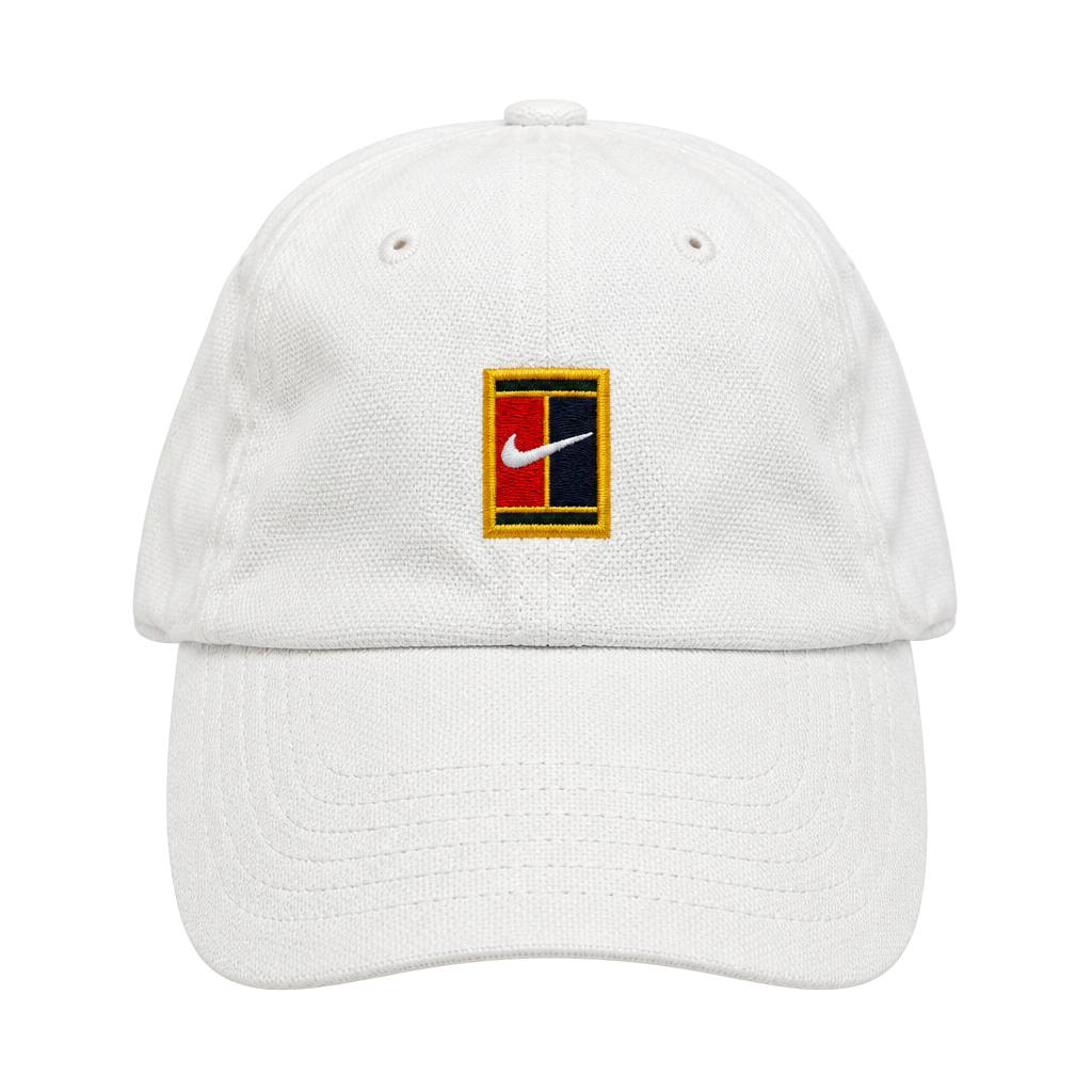 Nike Heritage86 Tennis Court White Adjustable Hat Cap 1
