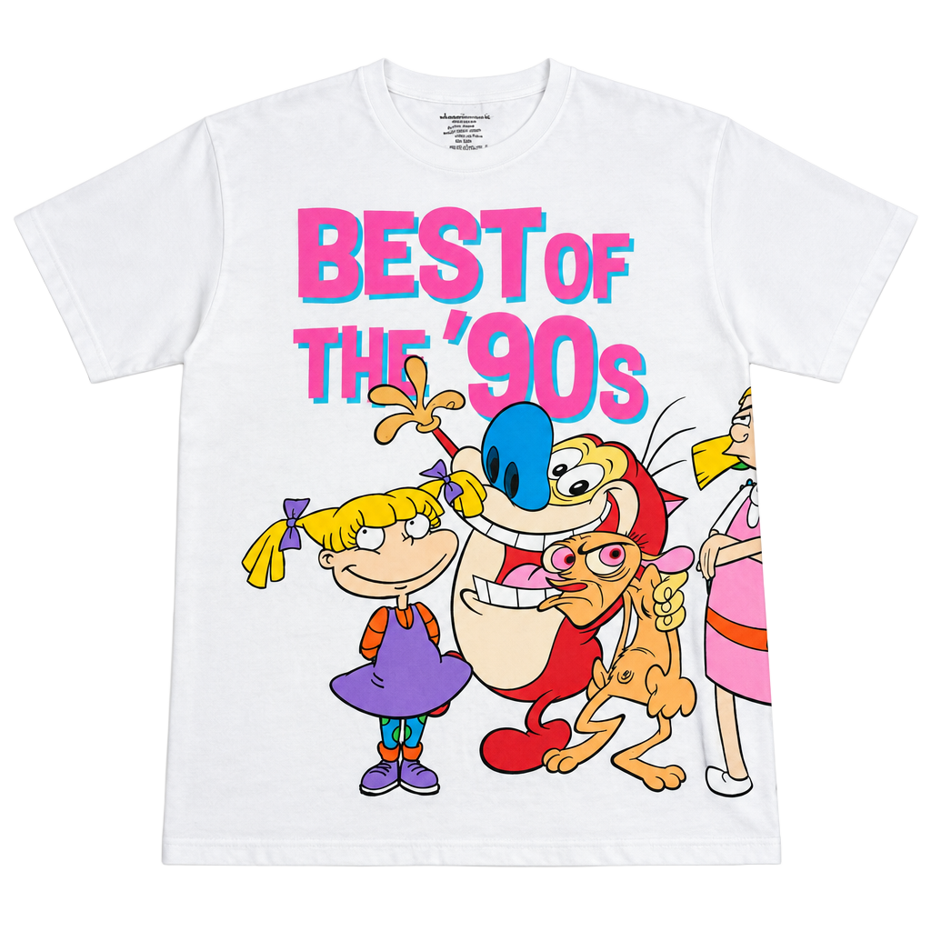 Nickelodeon Best Of The 90s T-Shirt XL White 1