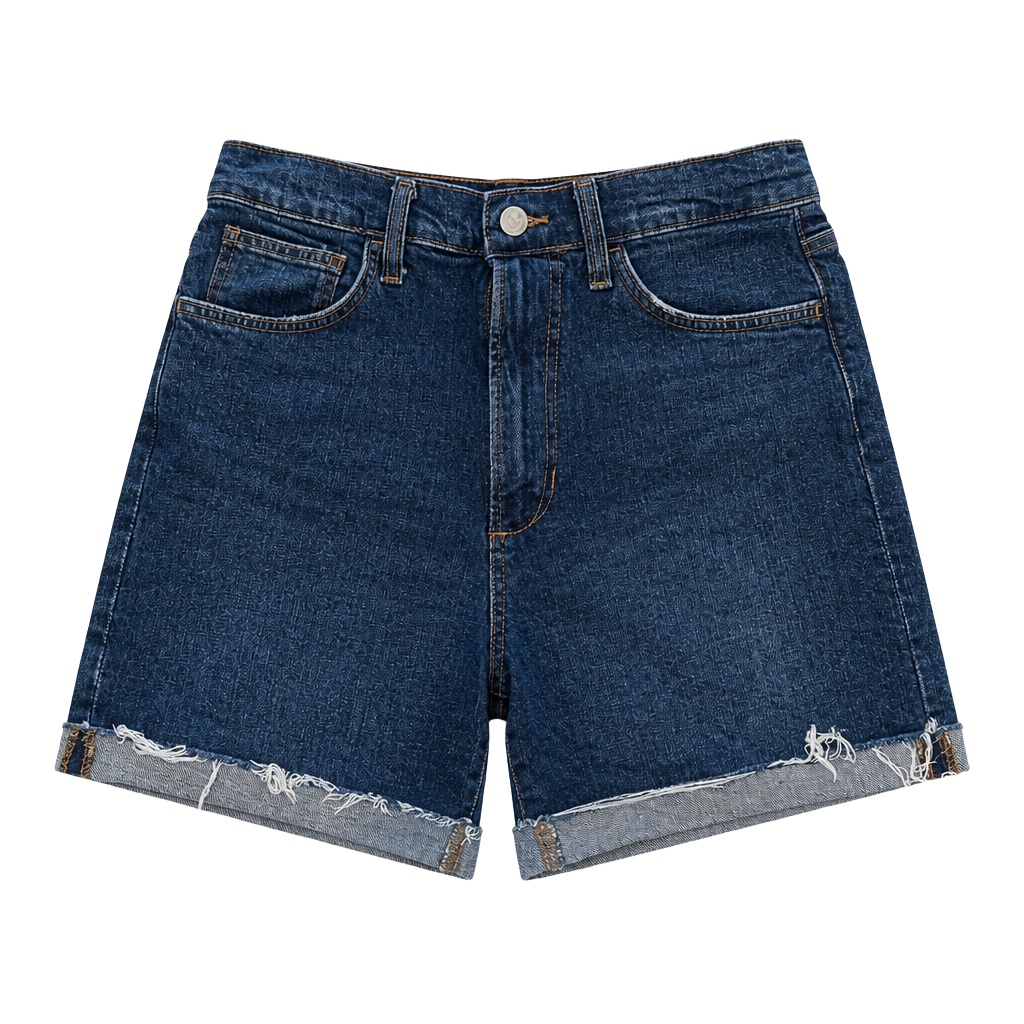 Joe's Jeans Rolled 5 In Short Dark Wash Denim Cutoff Shorts 1