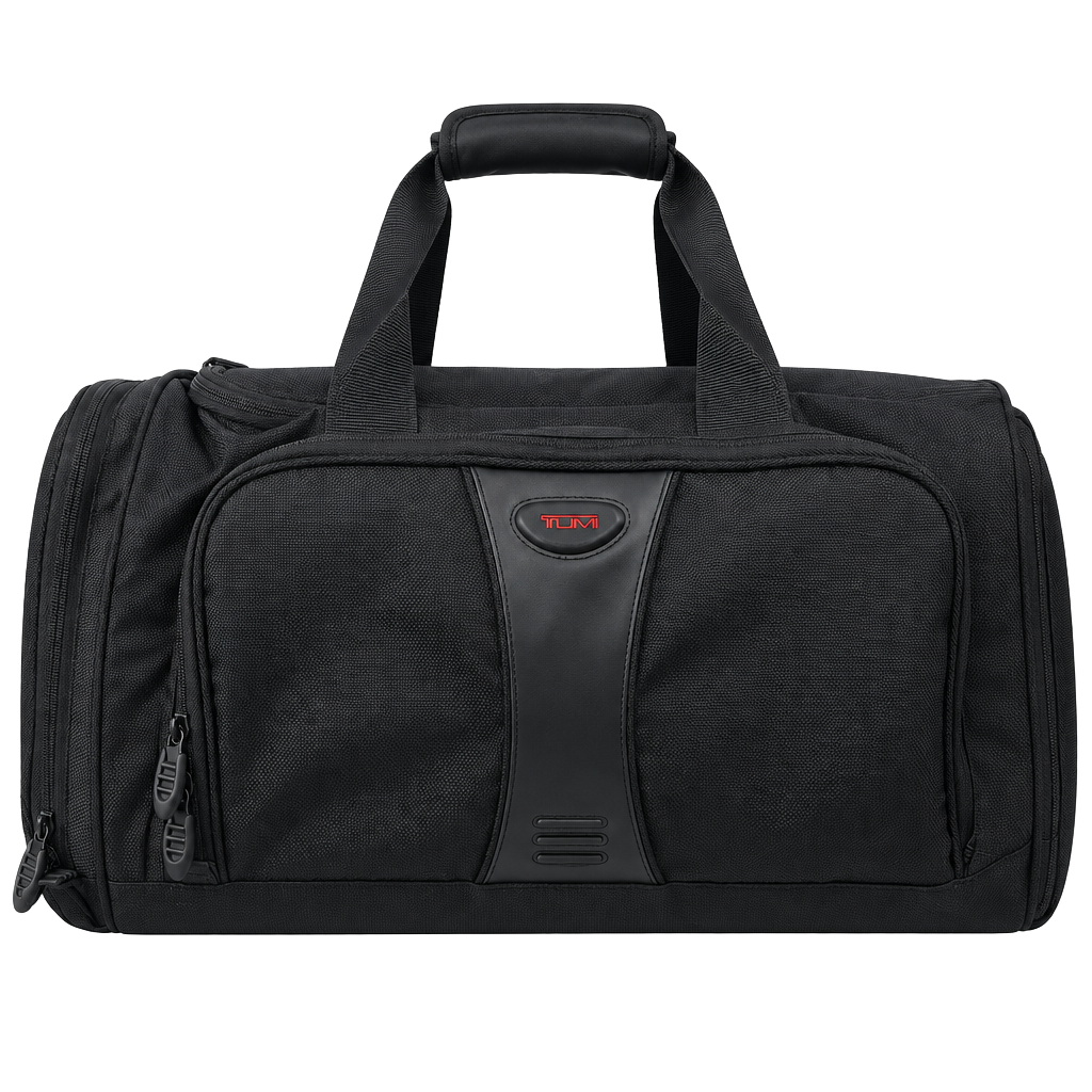 Tumi Alpha Bravo Black Duffle Bag 1