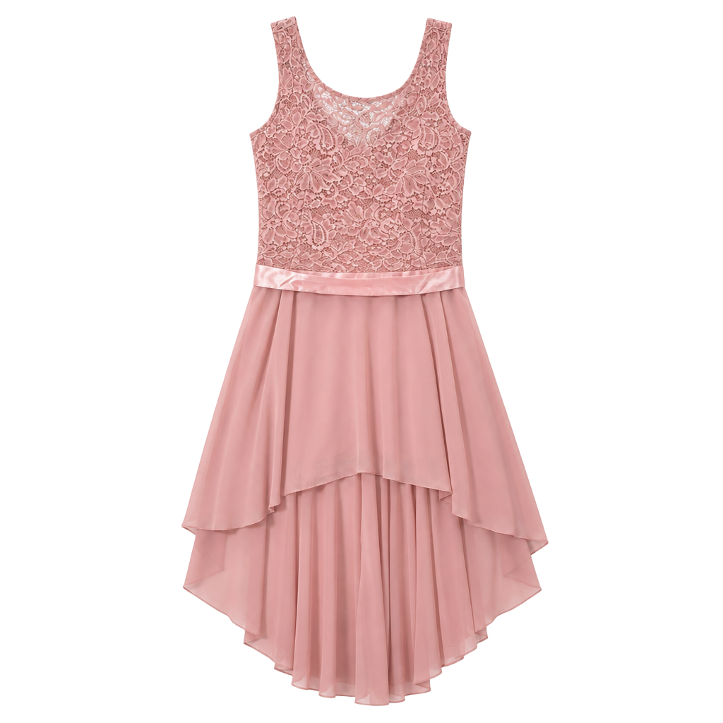 Berylove Dress with Ruffle Hem Cocktail Dress Women's Elegant for Wedding Evening 1