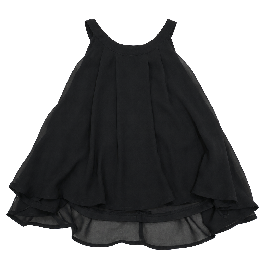 Miss Avenue Black Racer Back Tank Top 1
