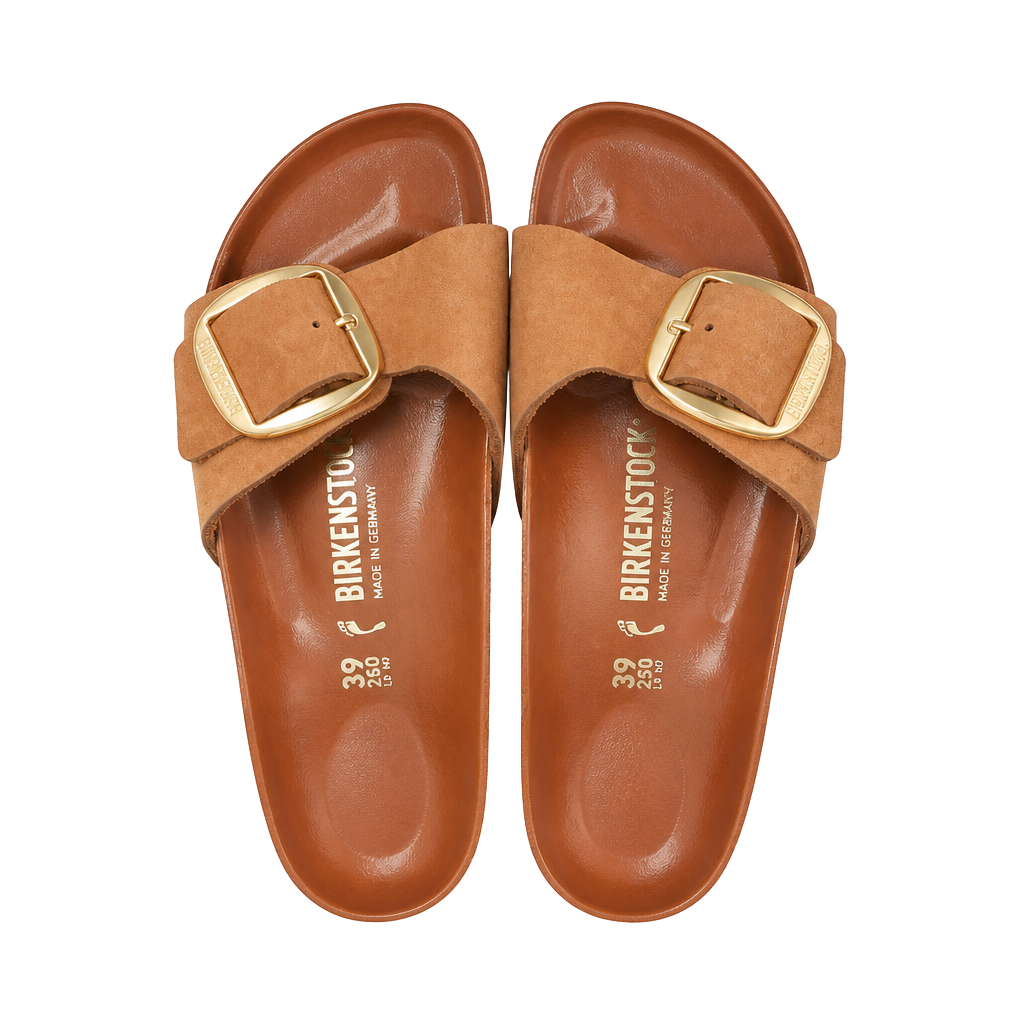 Birkenstock Arizona Big Buckle Sandals Size L9 M7 made in Germany 1