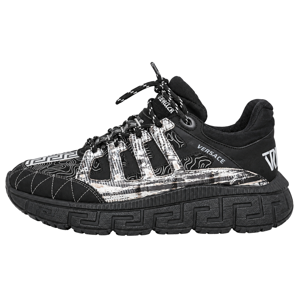 Versace Trigreca Black Sneakers men’s size 10 1