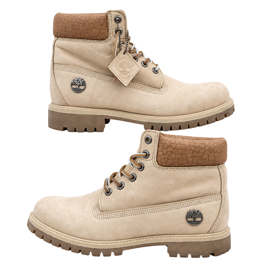 Timberland 6-Inch Premium Boots Size 10 M Wheat Leather 1