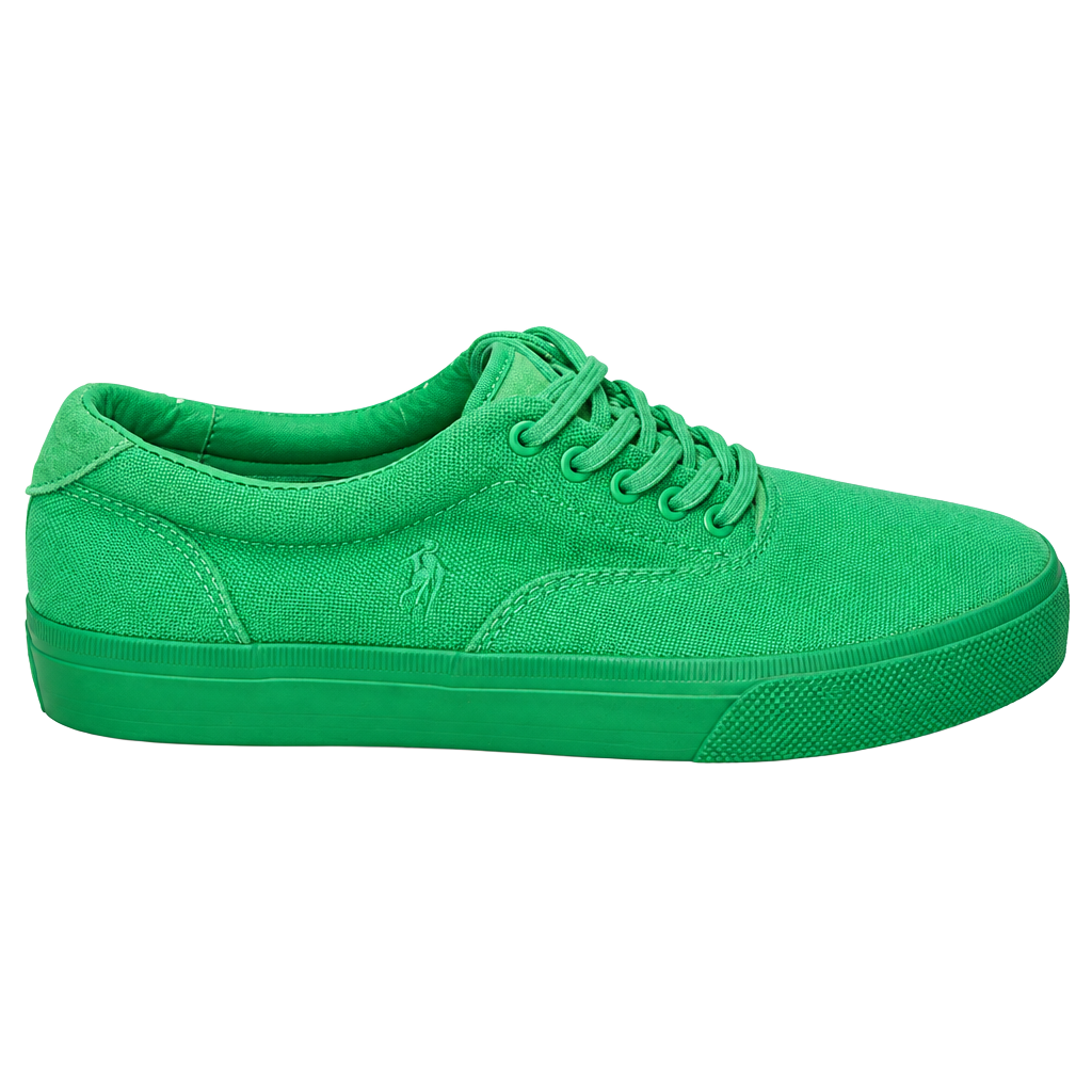 Polo Ralph Lauren Vaughn Size 10D Green Canvas 1