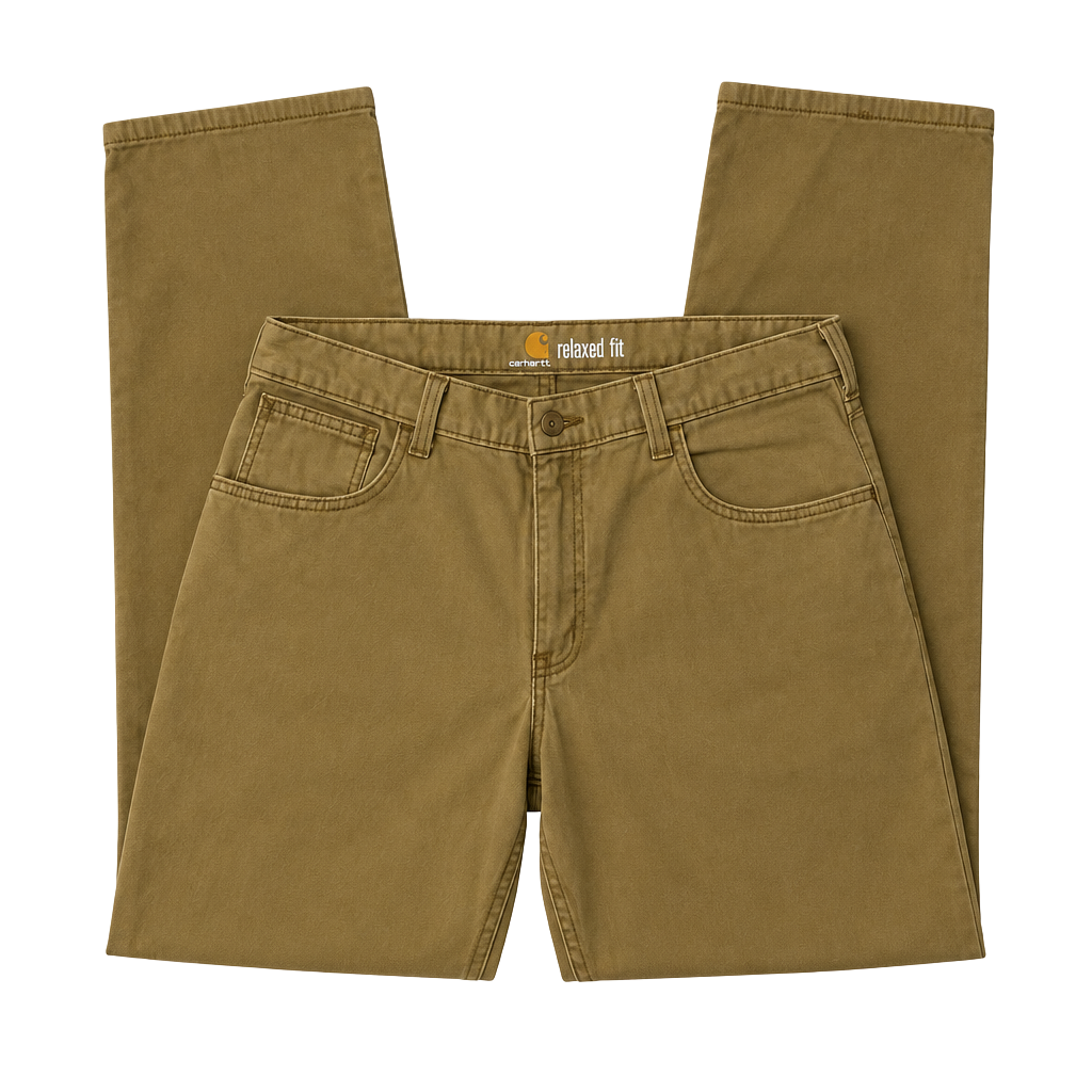 Carhartt 102517 Rugged Flex Pant Size 36x30 Brown Canvas Relaxed Fit 1