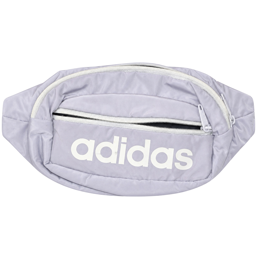 Adidas core crossbody or waist bag pouch in light purple 1