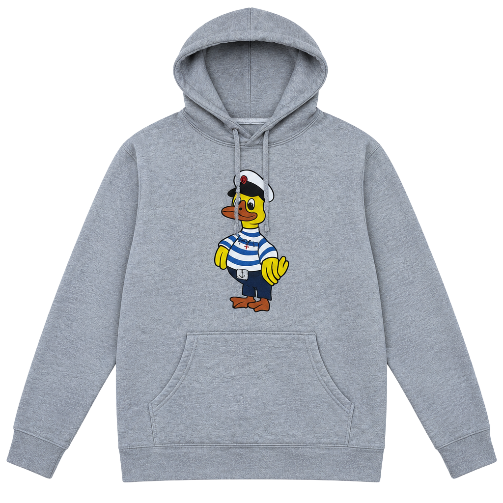 Noah Duck Sailor Hoodie Size M Grey Graphic Pullover men’s 1