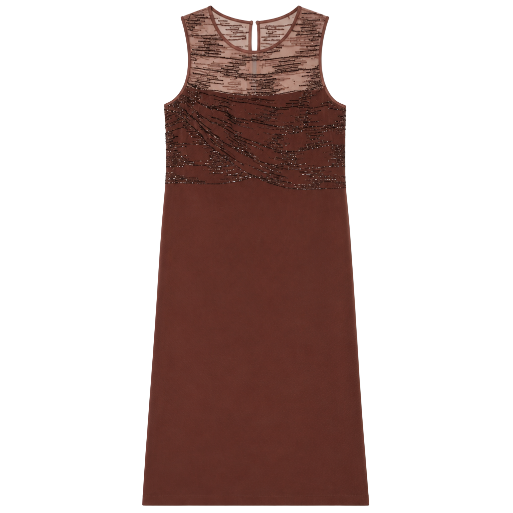 Donna Gray Sleeveless Embellished Evening Gown with Matching Shawl 1