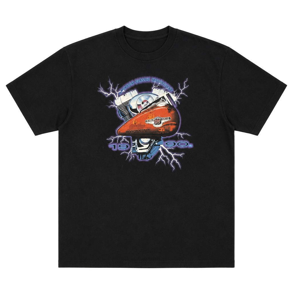 Harley Davidson 95th Anniversary Desert Storm T-Shirt Size L Black 1