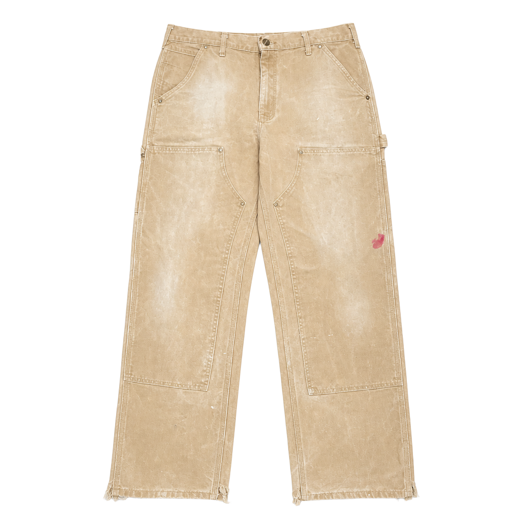Carhartt B01 Double Knee Work Pants Size 34x32 Carhartt Brown USA 1