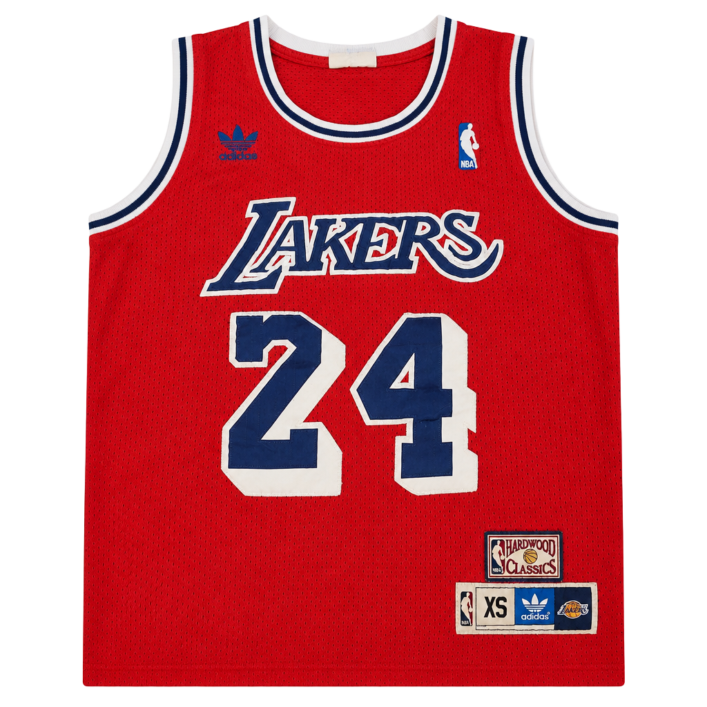 Adidas Los Angeles Lakers Kobe Bryant 24 Hardwood Classics Jersey Size XS 1