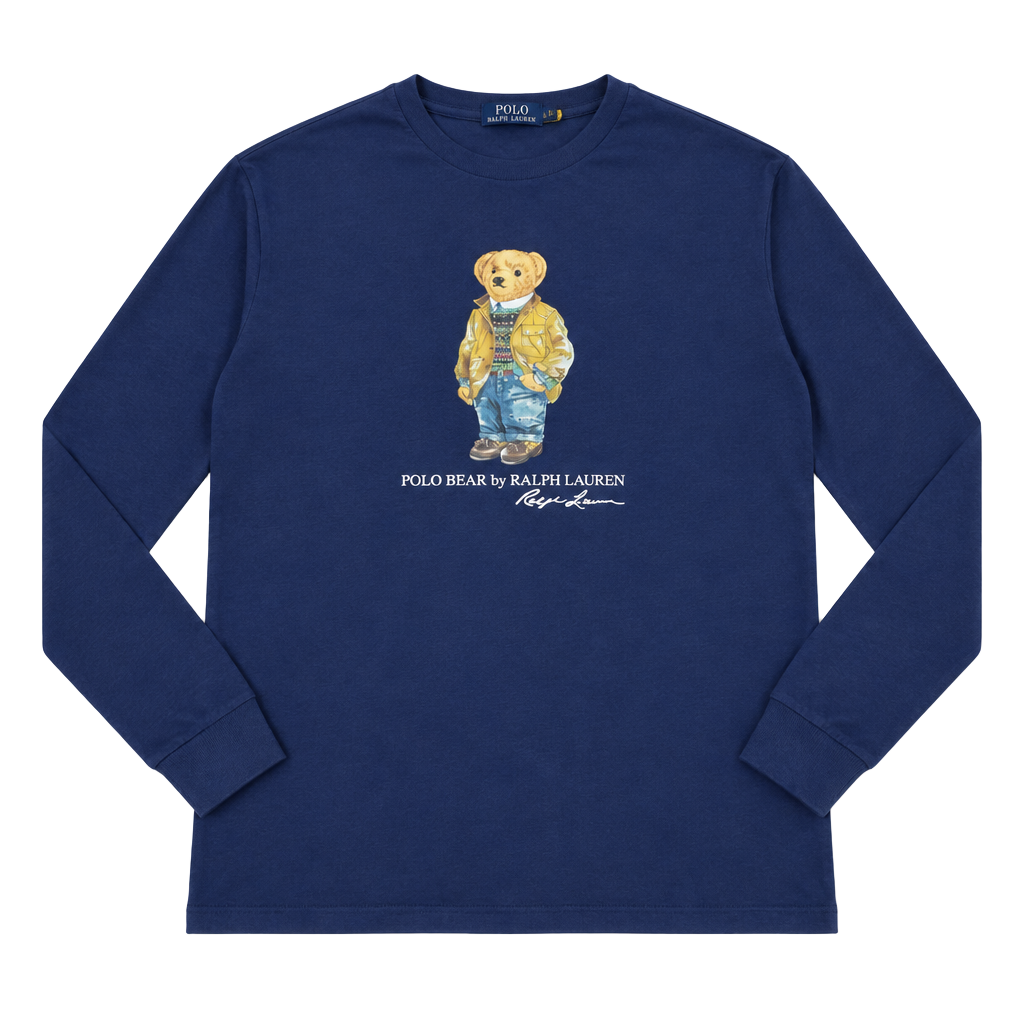 Polo Ralph Lauren Polo Bear Long Sleeve T-Shirt Size XL Blue 1