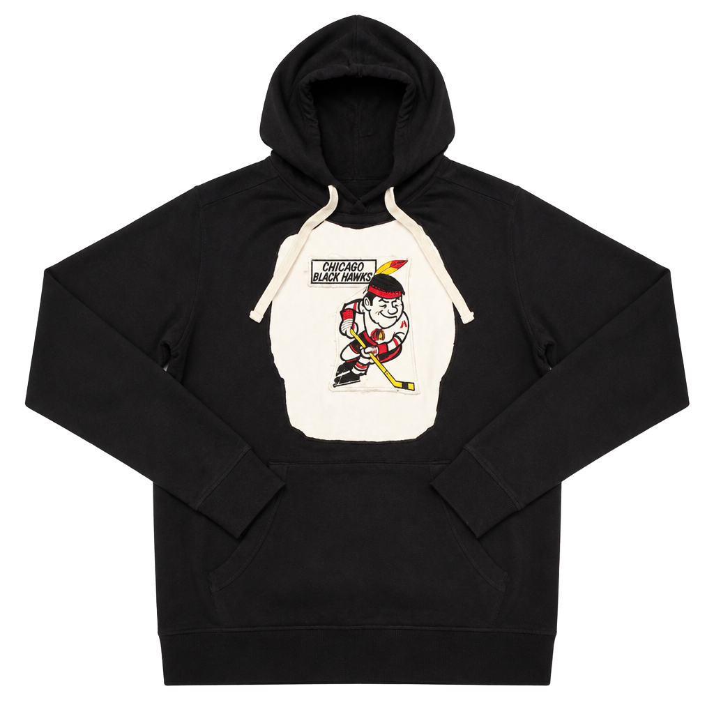 District Recycled Fabric Chicago Blackhawks Brent Sopel #5 Custom Patch Hoodie 1