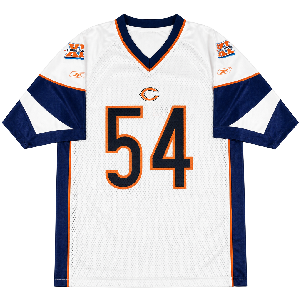 Vintage Brian Urlacher #54 Chicago Bears Youth Large Super Bowl XLI Jersey 1