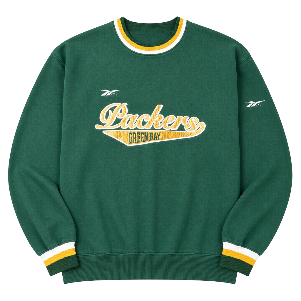 Vintage Reebok Pro LineNFL Green Bay Packers Sweatshirt Large- 1