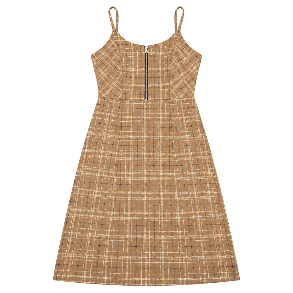 No Boundaries Zip Front Plaid Dress Size S (3-5) 1