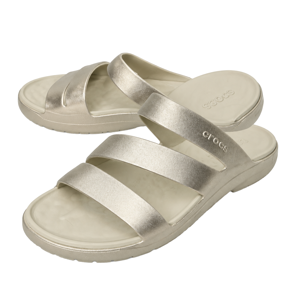Crocs Getaway Strappy Metallic Sandal 1