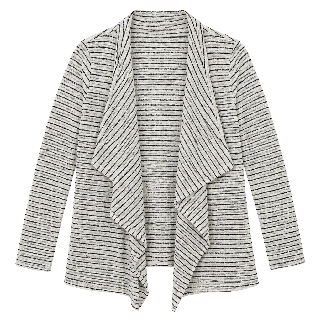 Habitat Clothes To Live In Cardigan Size M Black White Stripe 1