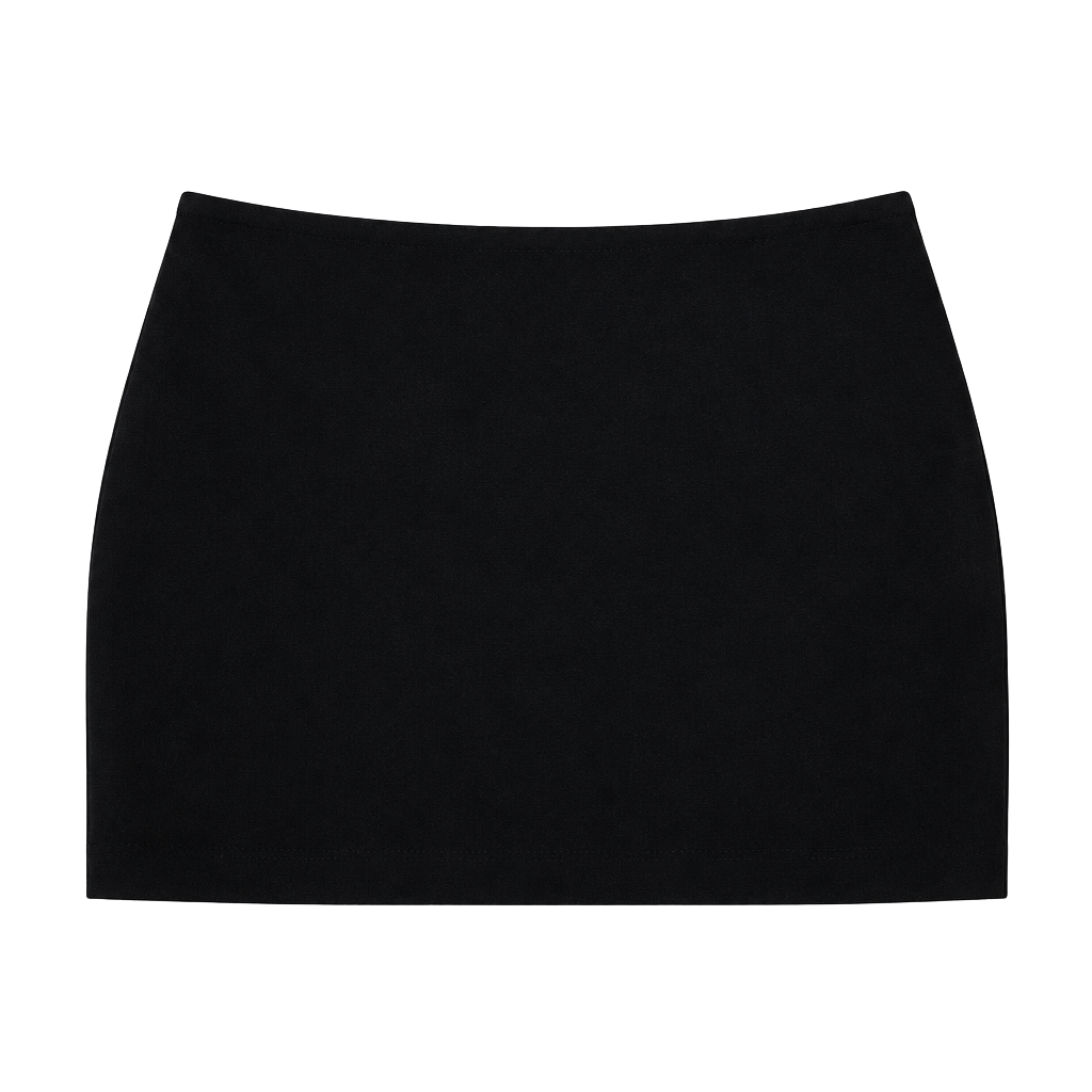 Reformation Black Mini Skirt Size 0 1