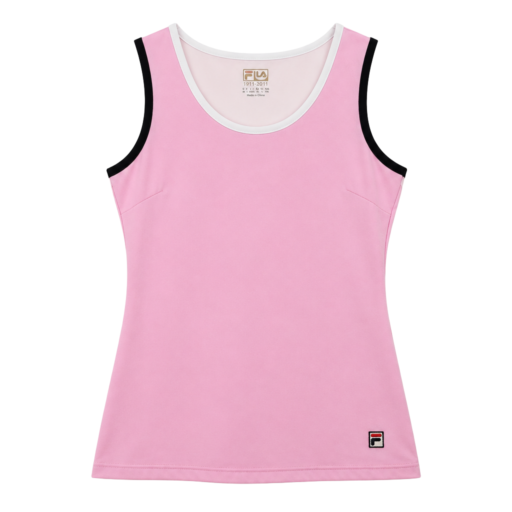Fila Tank Top Size L Pink Athletic Activewear 1