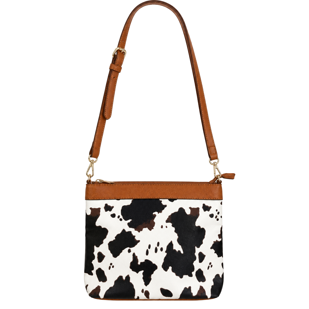 Malibu Skye Cow Print Crossbody Bag 1